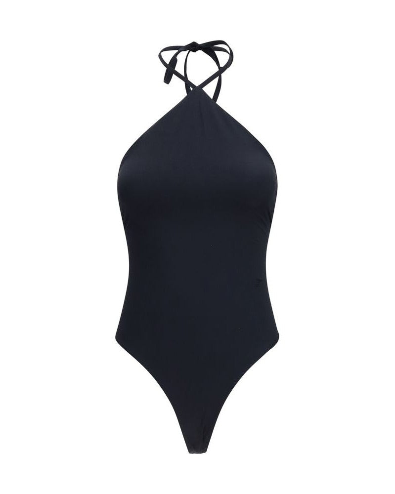 Jacquemus Black Polyamide One Piece Swimsuit