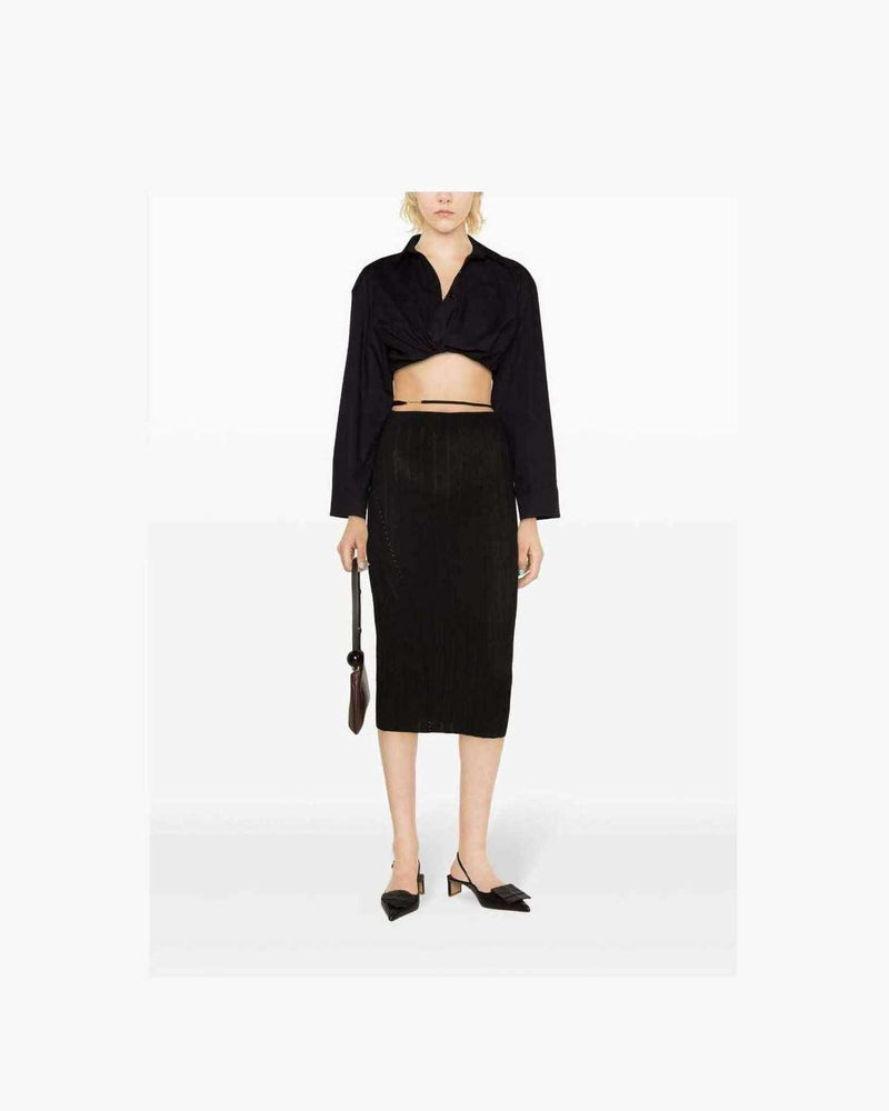 Jacquemus Black Skirt Glam Steals