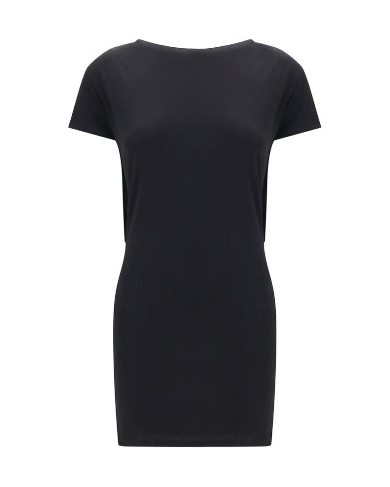 Jacquemus Black Viscose Cocktail Dress