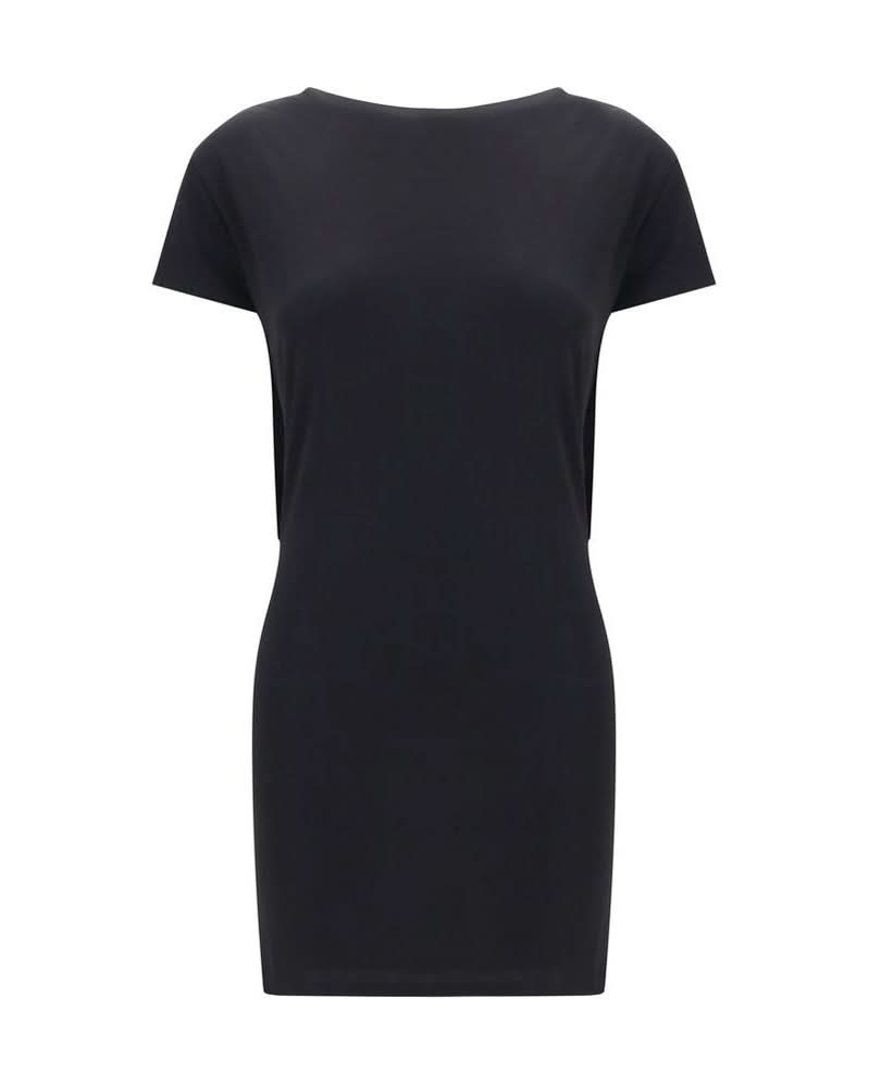 Jacquemus Black Viscose Cocktail Dress Glam Steals