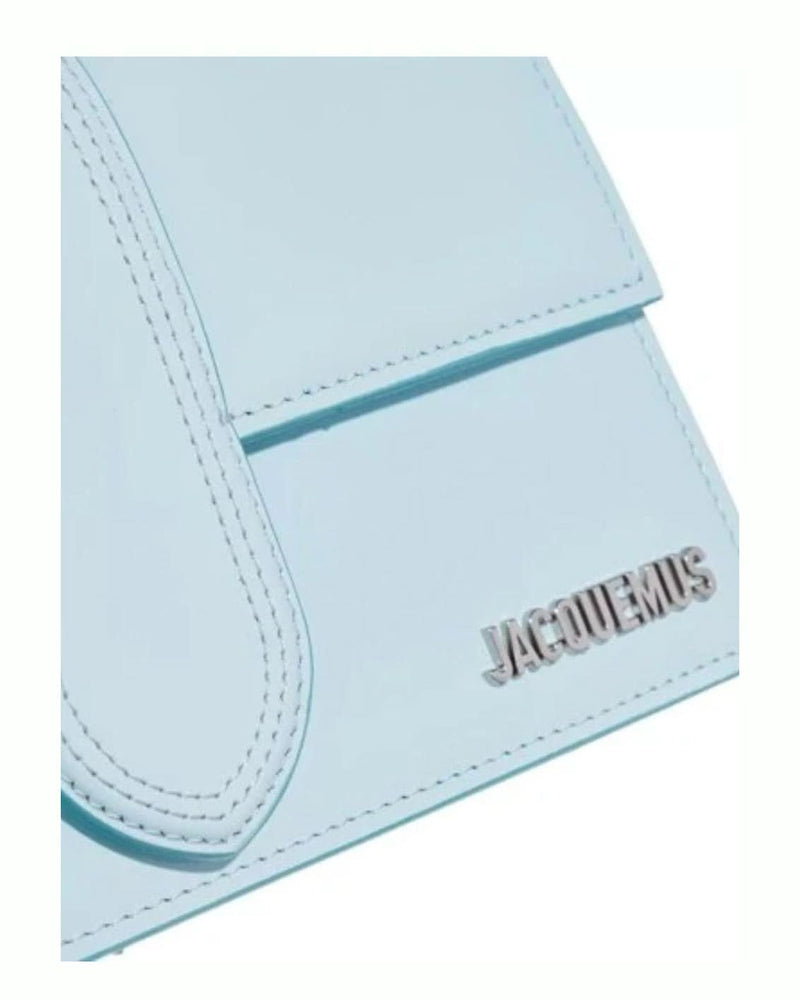 Jacquemus Blue Leather Pale Le Grand Bambino Handbag Glam Steals