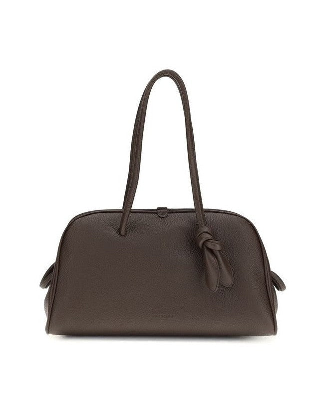 Jacquemus Brown Calf Leather Bos Taurus Handbag Glam Steals