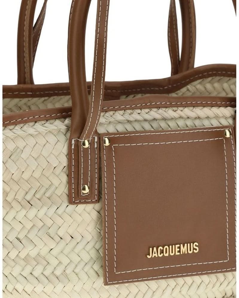 Jacquemus Brown Calf Leather Bos Taurus Handbag 