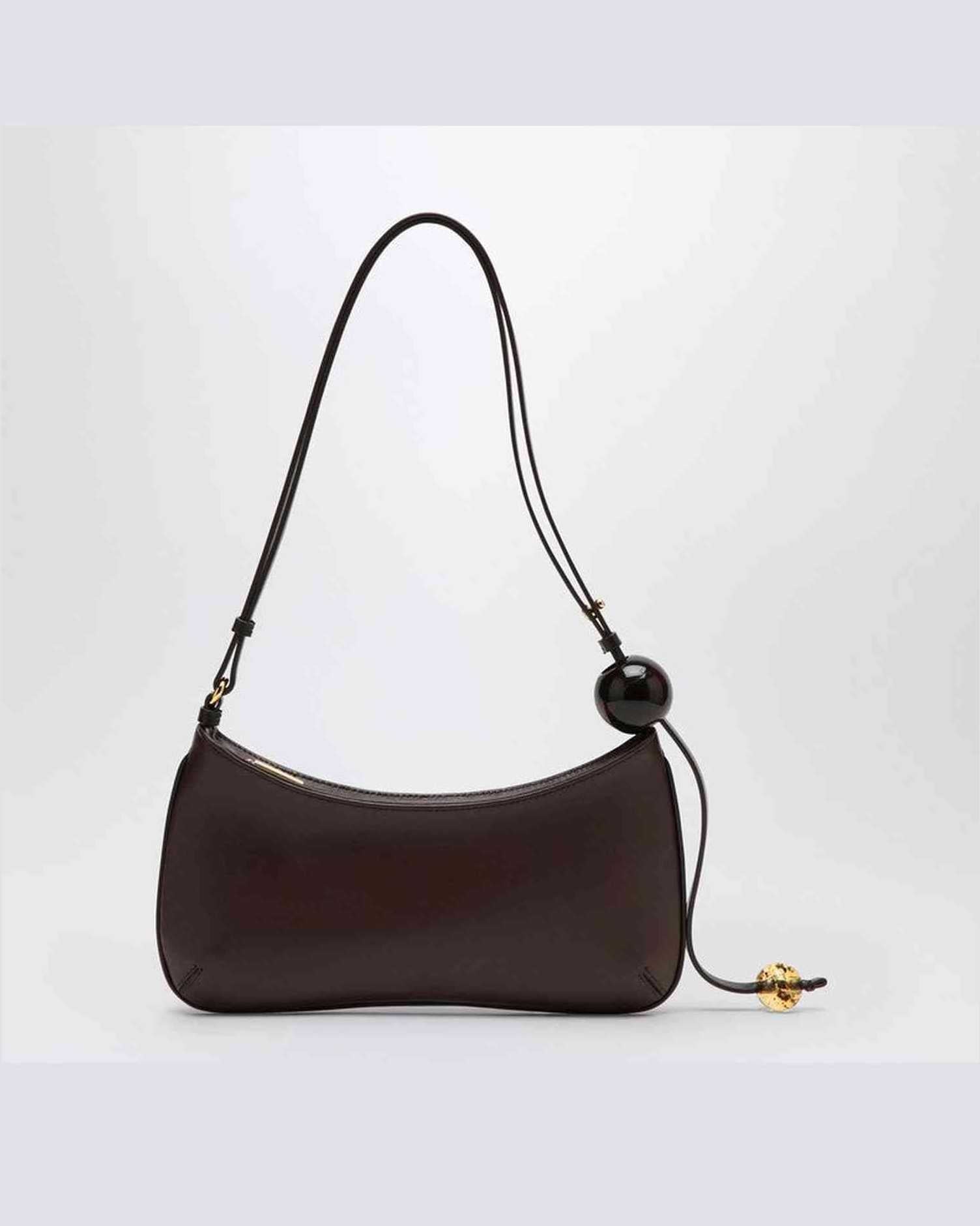 Jacquemus Brown Leather Le Bisou Bag Glam Steals