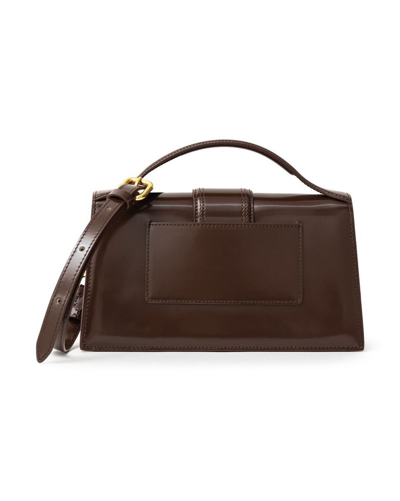 Jacquemus Brown Leather Le Grand Bambino Handbag Glam Steals