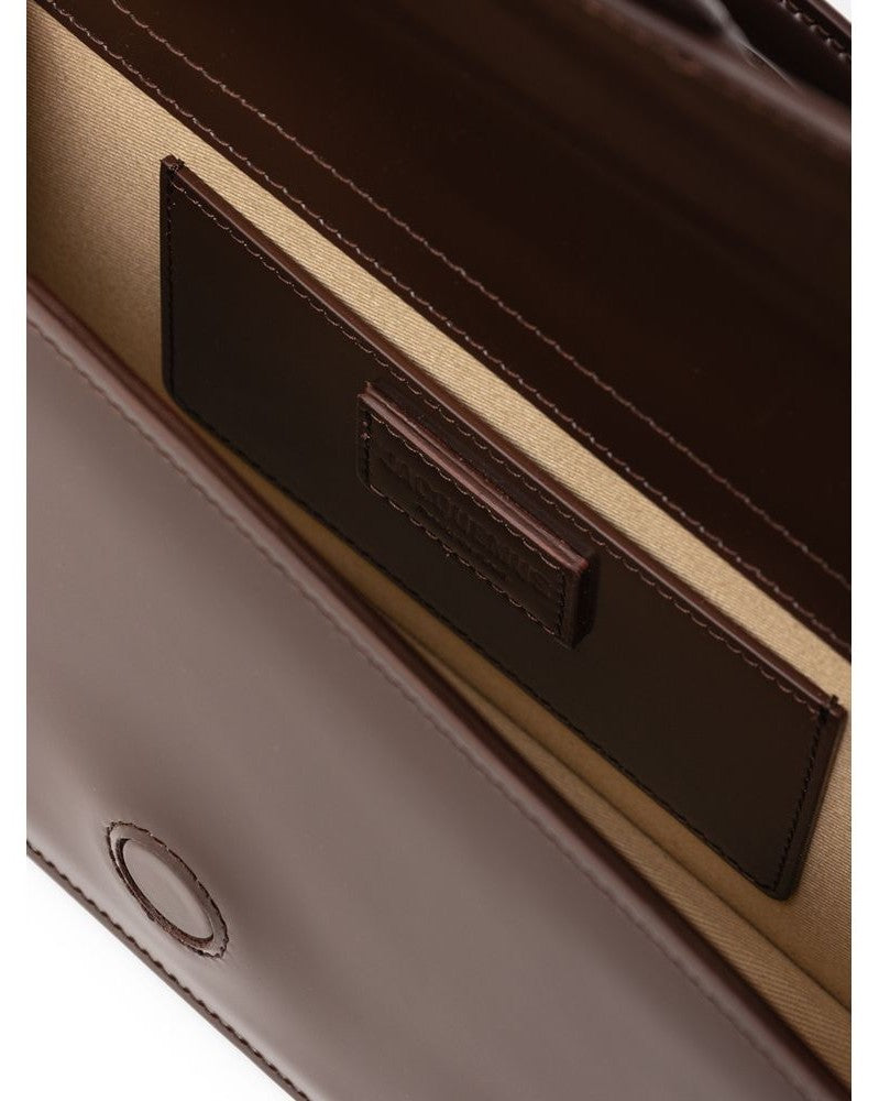 Jacquemus Brown Leather Le Grand Bambino Handbag Glam Steals