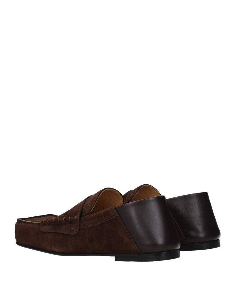 Jacquemus Brown Leather Slip On Loafers Glam Steals