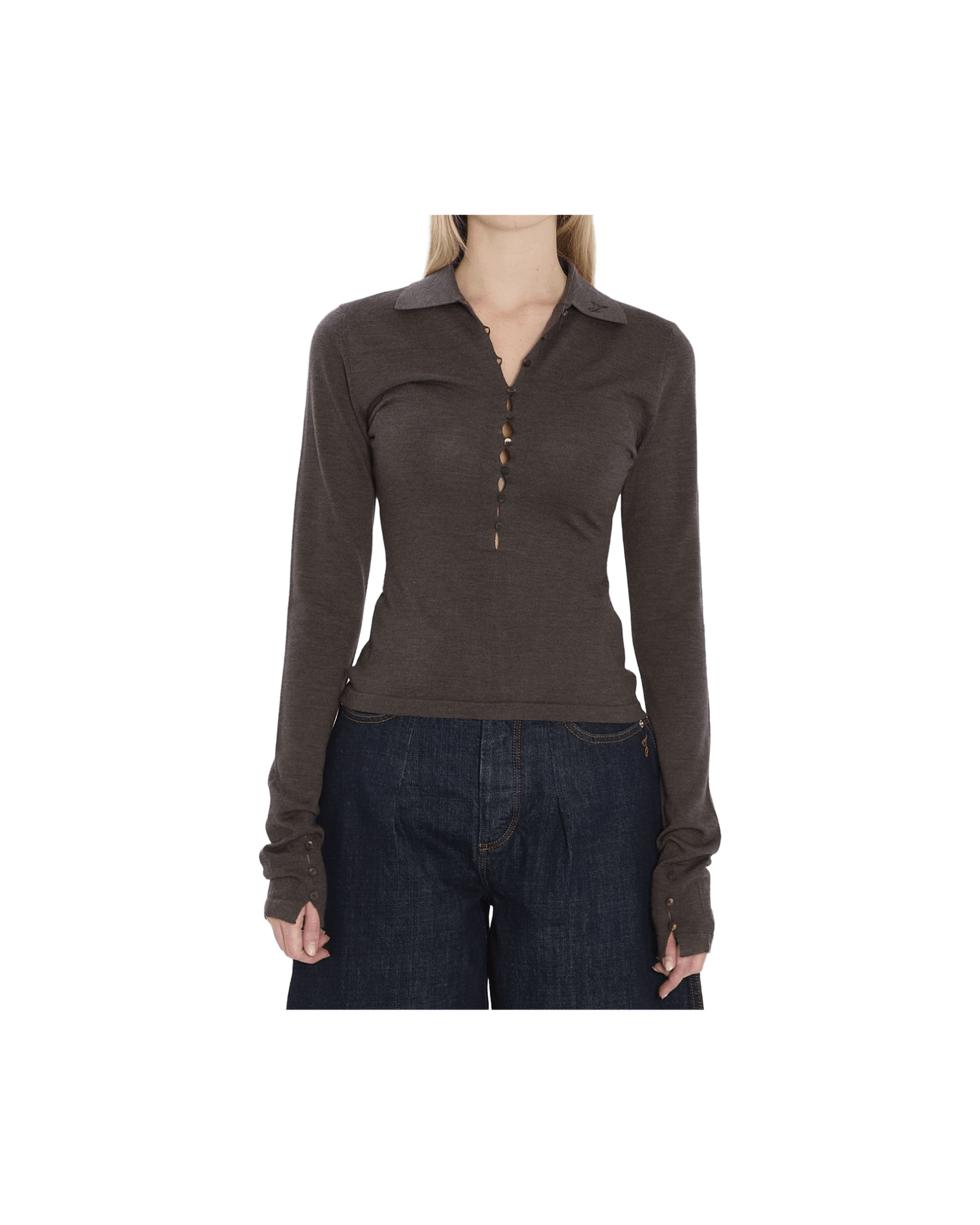 Jacquemus Brown T-shirt and Polo Glam Steals