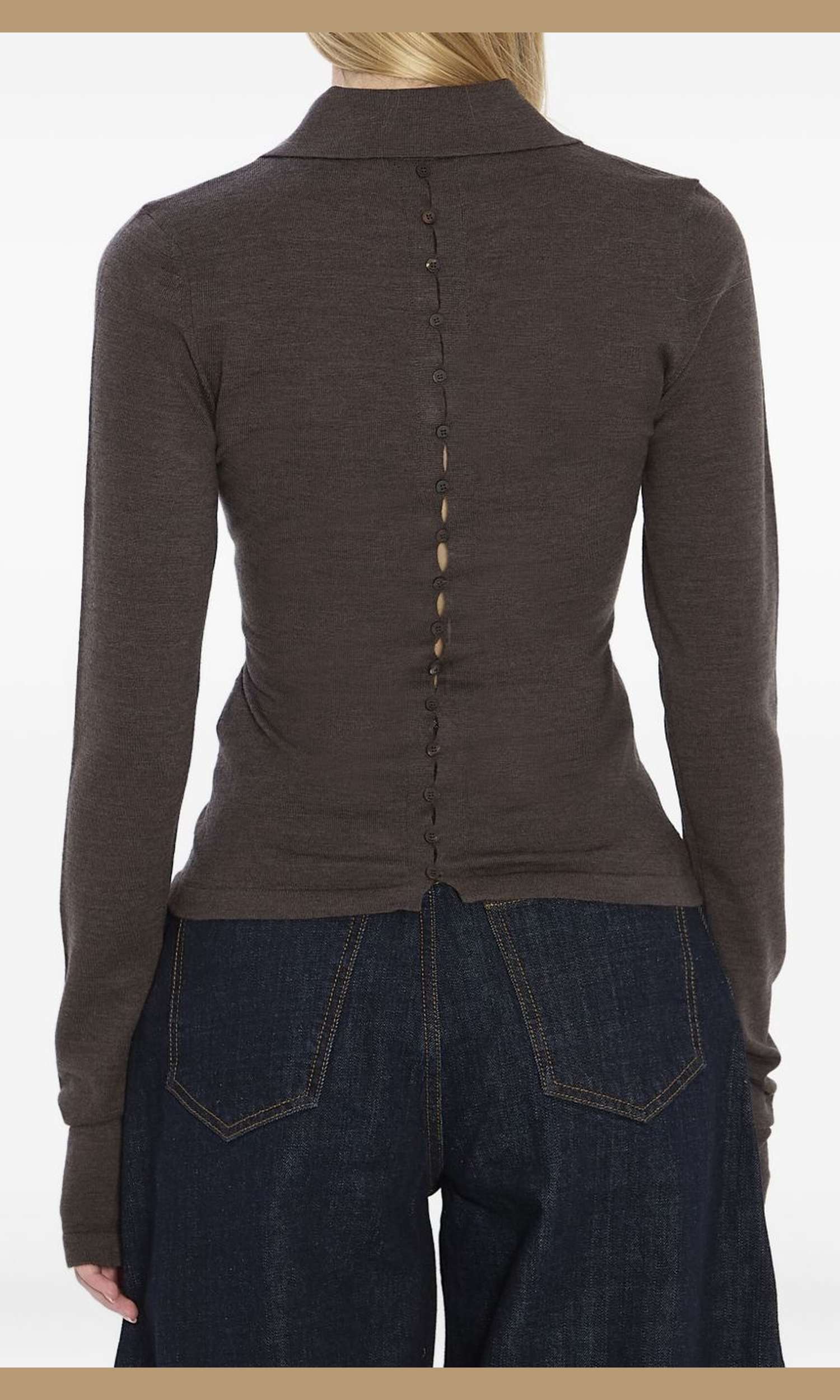 Jacquemus Brown T-shirt and Polo Glam Steals