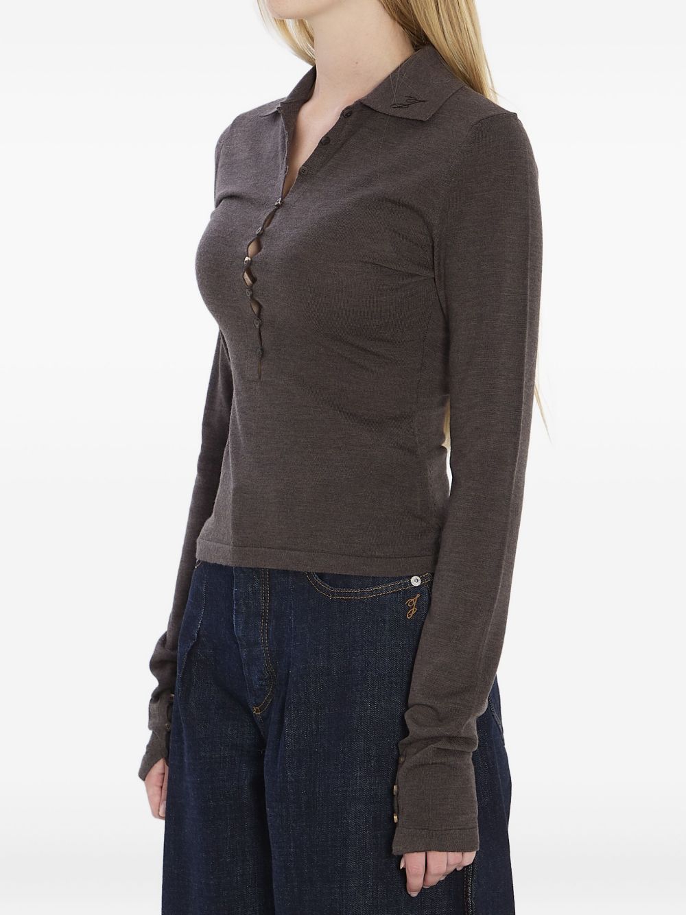 Jacquemus Brown T-shirt and Polo Glam Steals