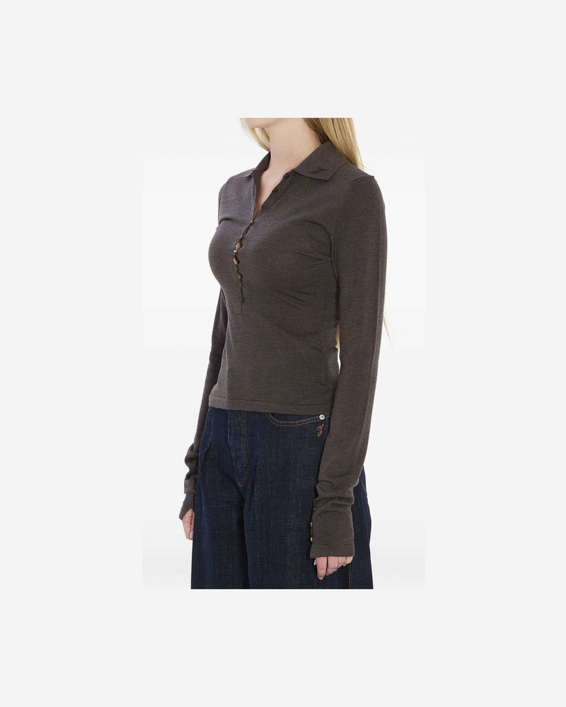 Jacquemus Brown T-shirt and Polo Glam Steals