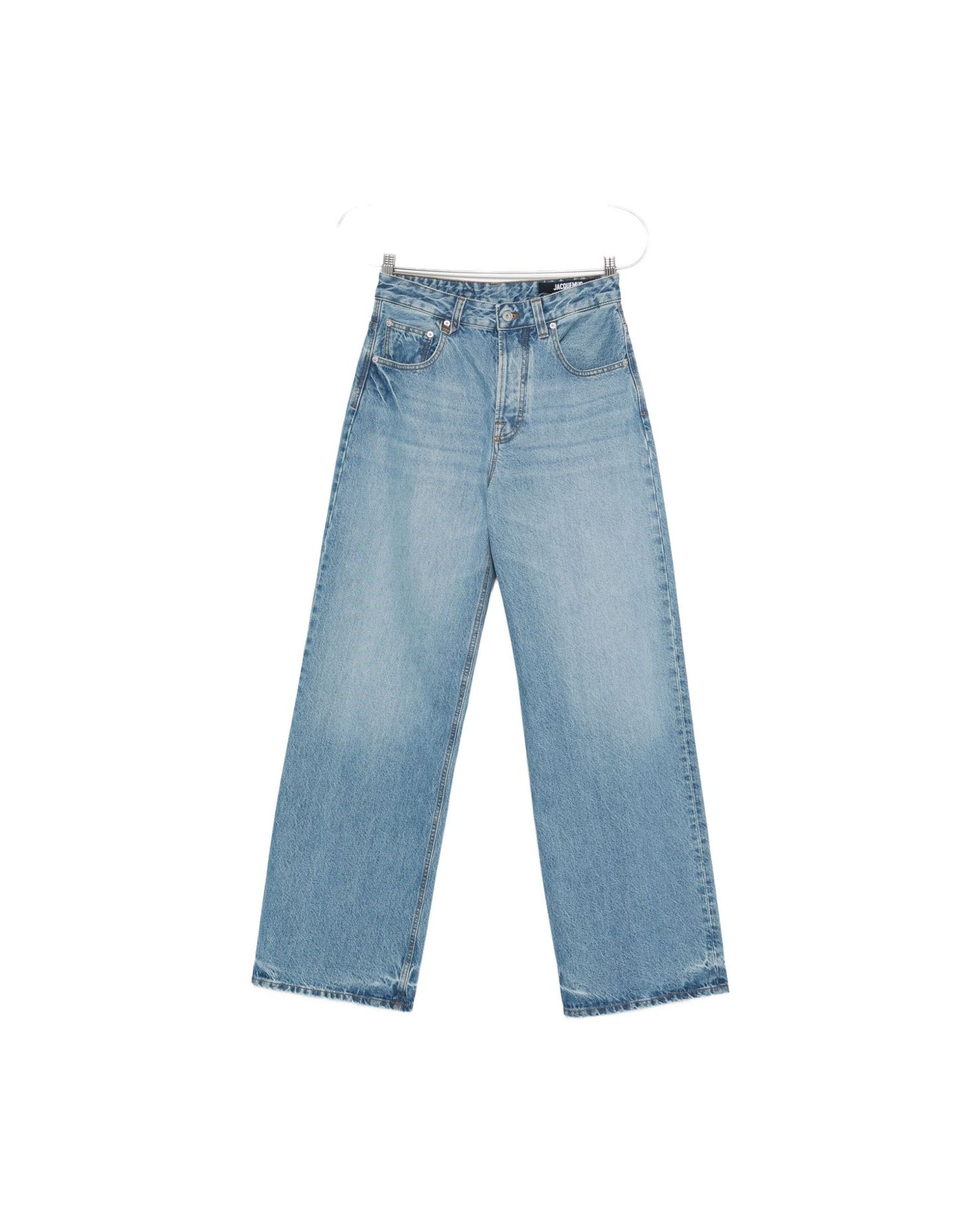 Jacquemus Clear Blue Jeans Glam Steals