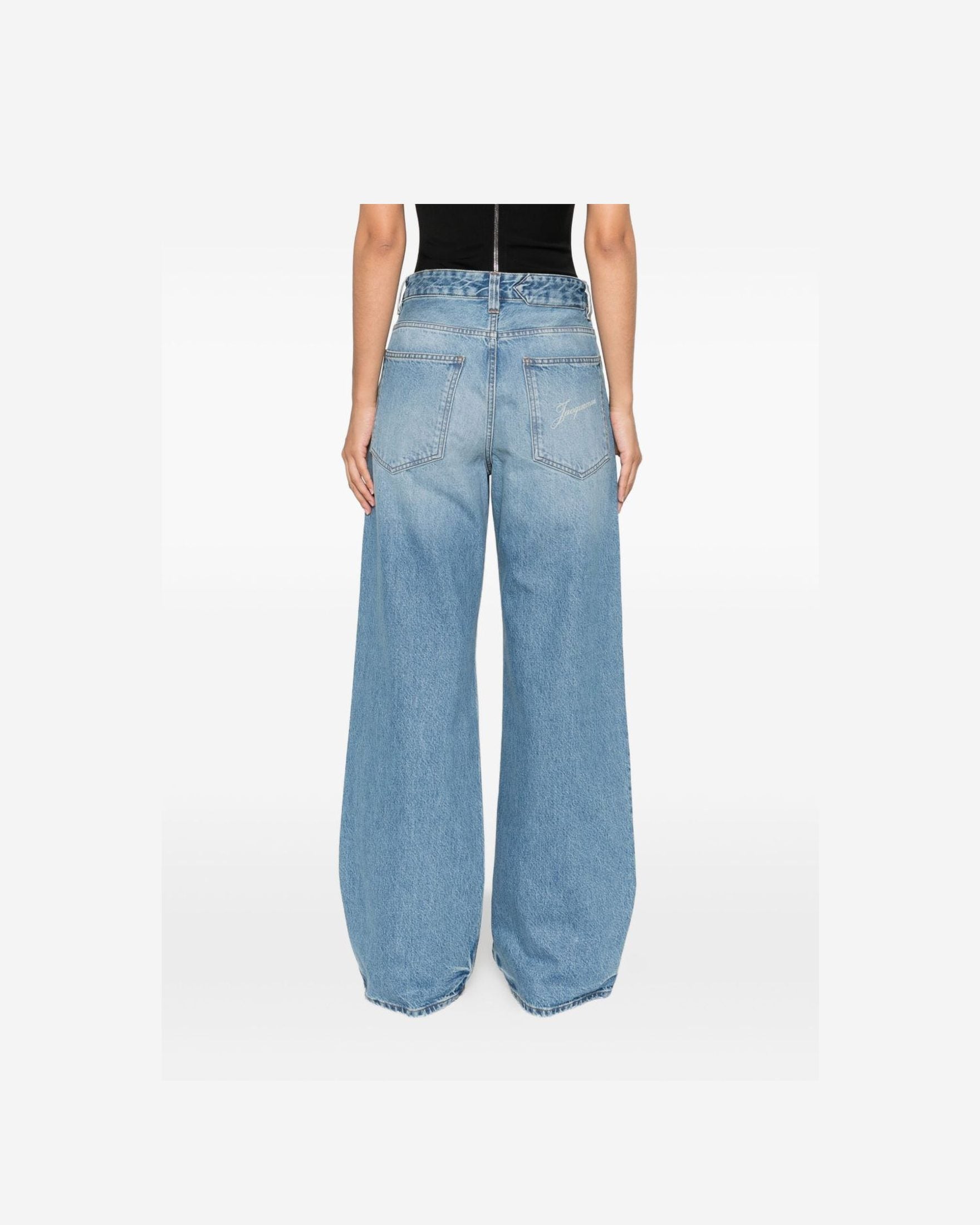 Jacquemus Clear Blue Jeans Glam Steals