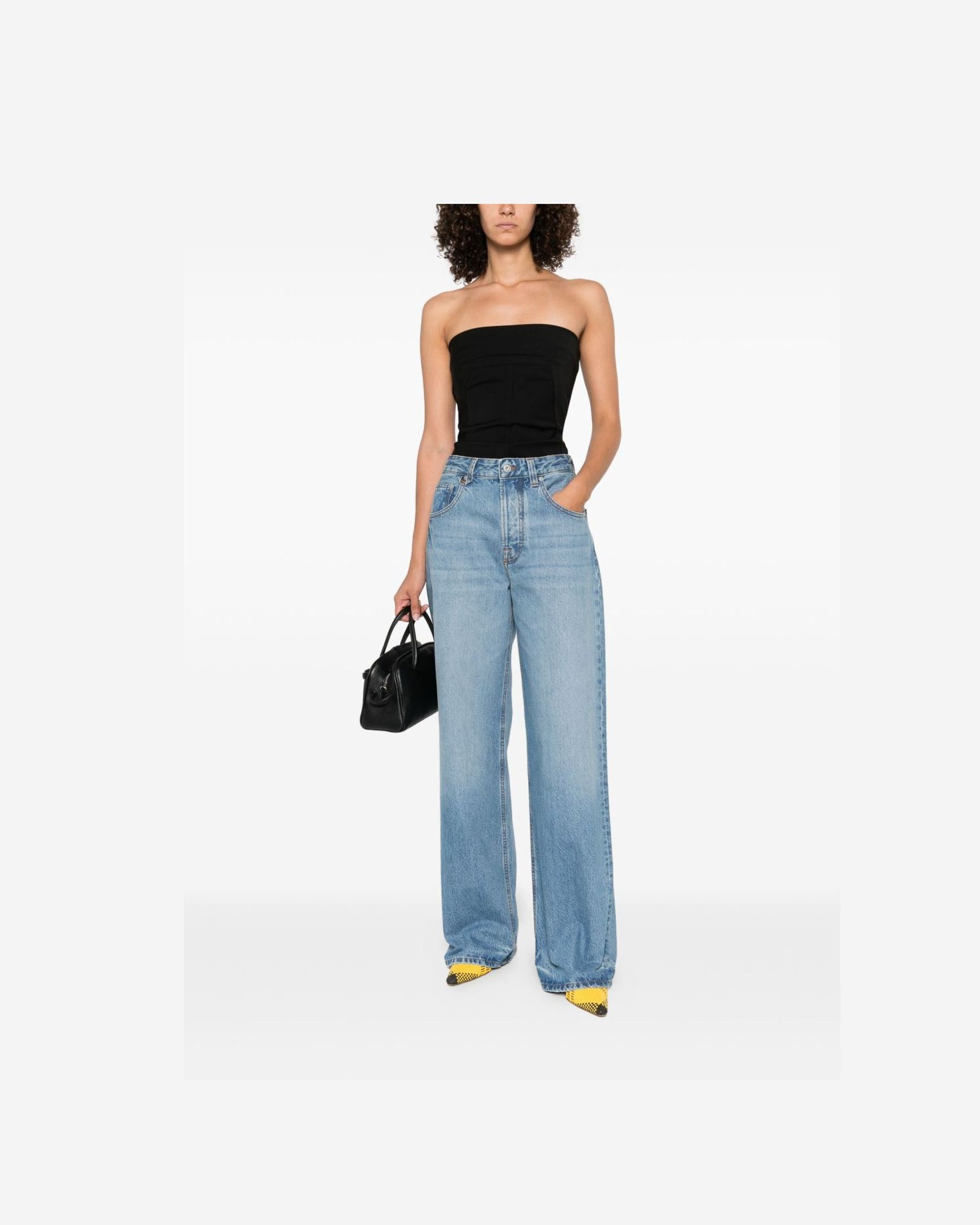 Jacquemus Clear Blue Jeans Glam Steals