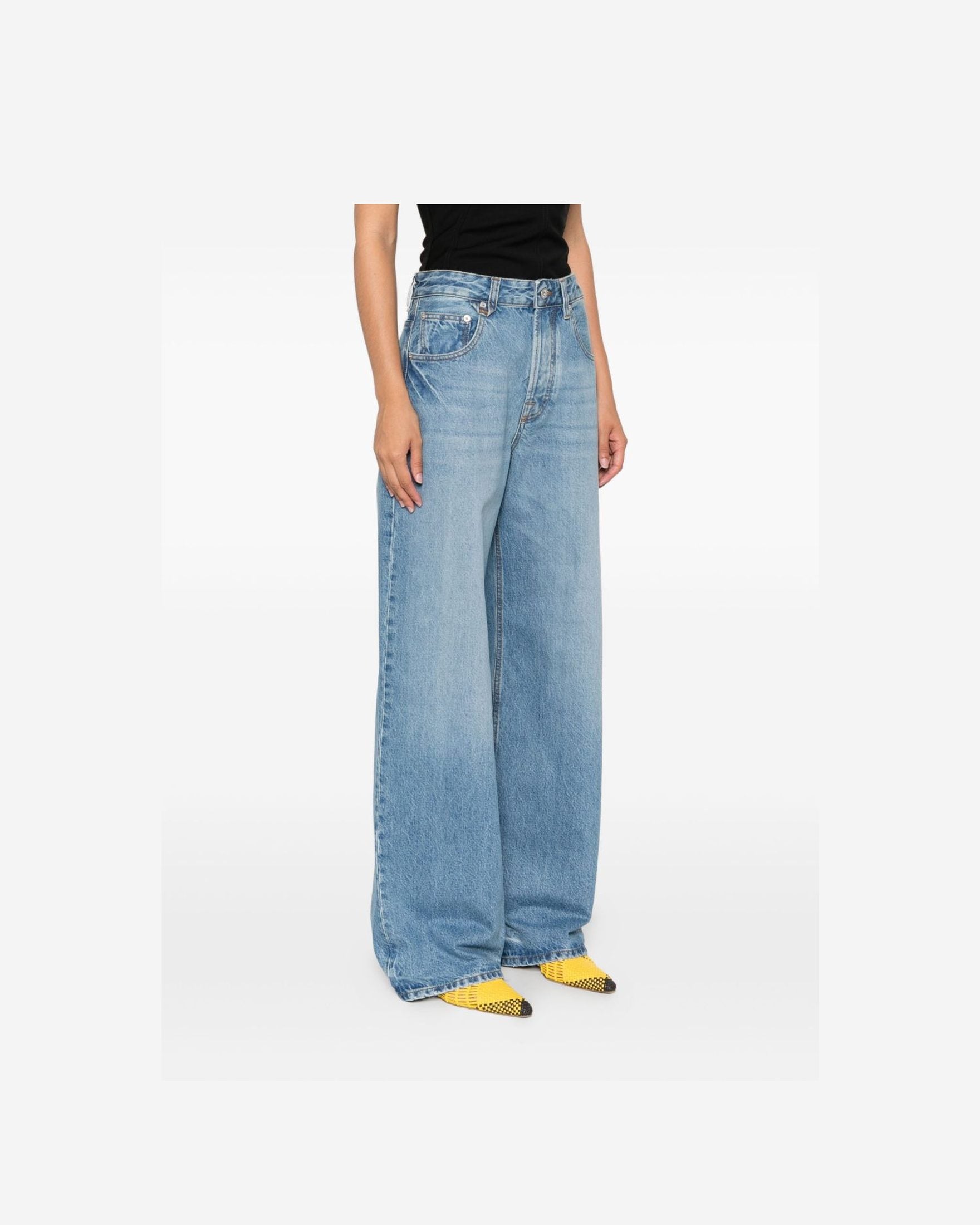 Jacquemus Clear Blue Jeans Glam Steals