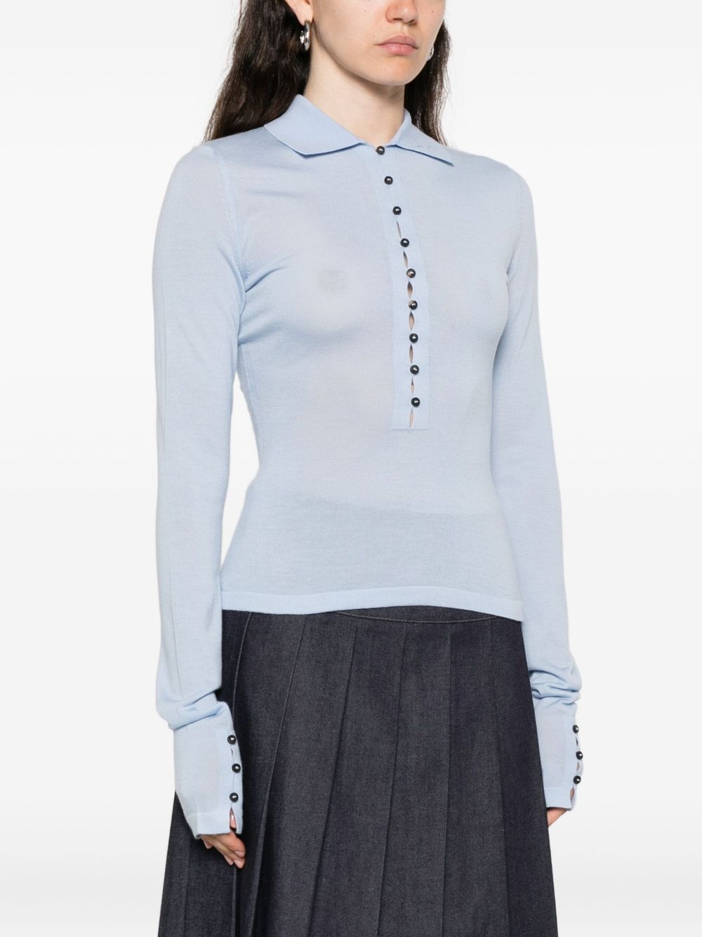 Jacquemus Clear Blue T-shirt and Polo Glam Steals
