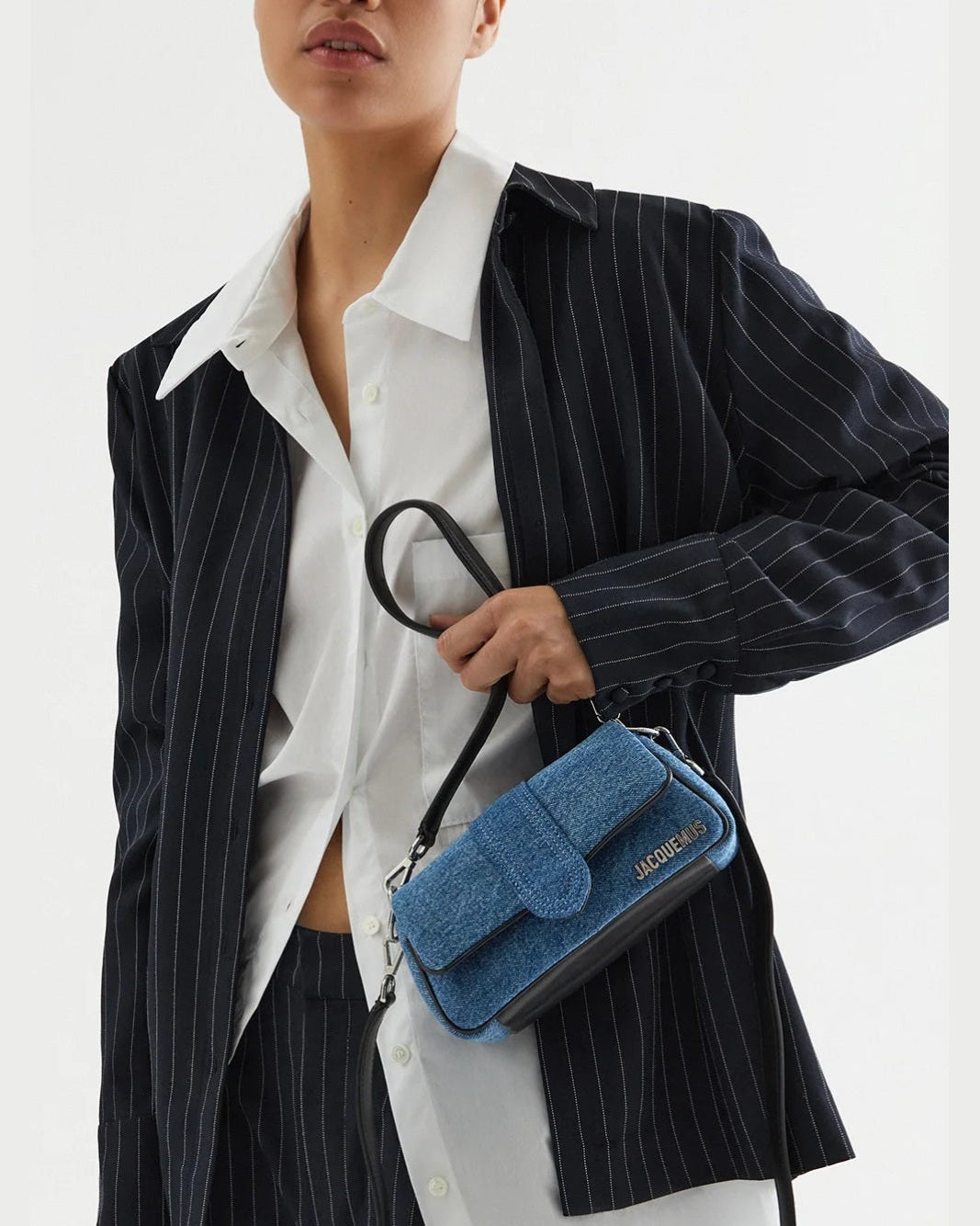 Jacquemus Denim Le Bambimou Petit Handbag Glam Steals