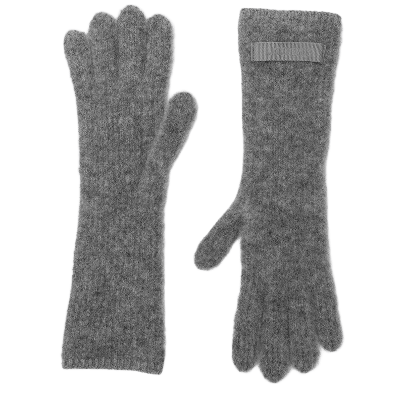 Jacquemus Gray Alpaca Gloves Glam Steals