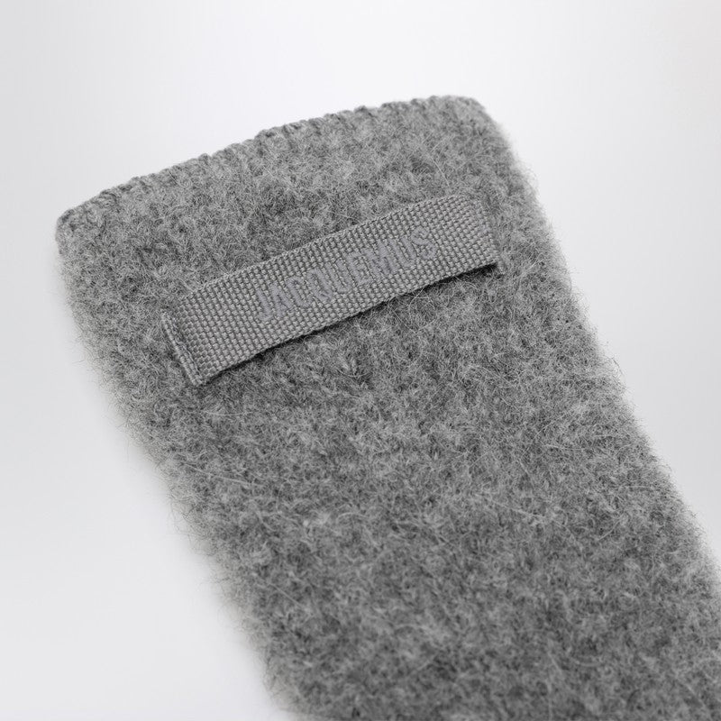 Jacquemus Gray Alpaca Gloves Glam Steals