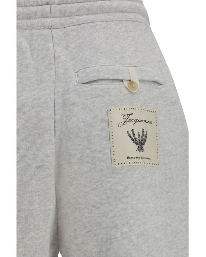 Jacquemus Gray Cotton Casual Pant 