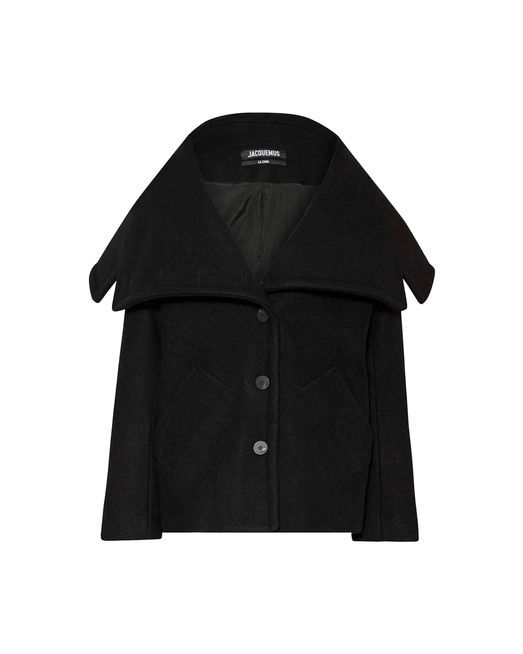 Jacquemus Le Caban Caruso Draped Collar Jacket Glam Steals