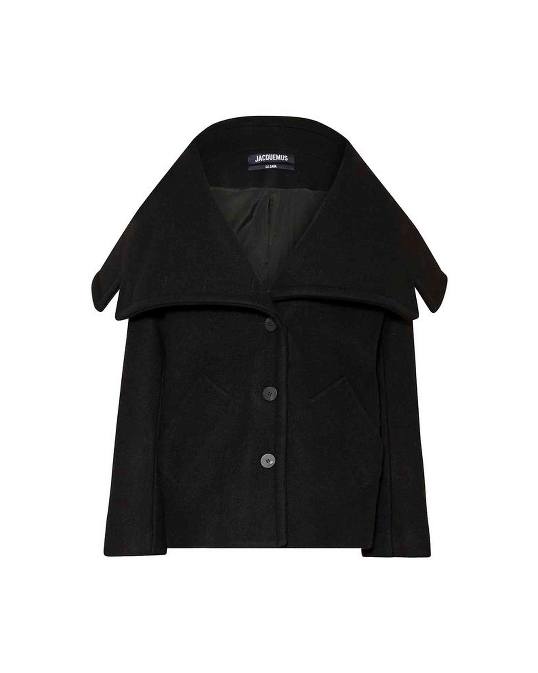 Jacquemus Le Caban Caruso Draped Collar Jacket Glam Steals