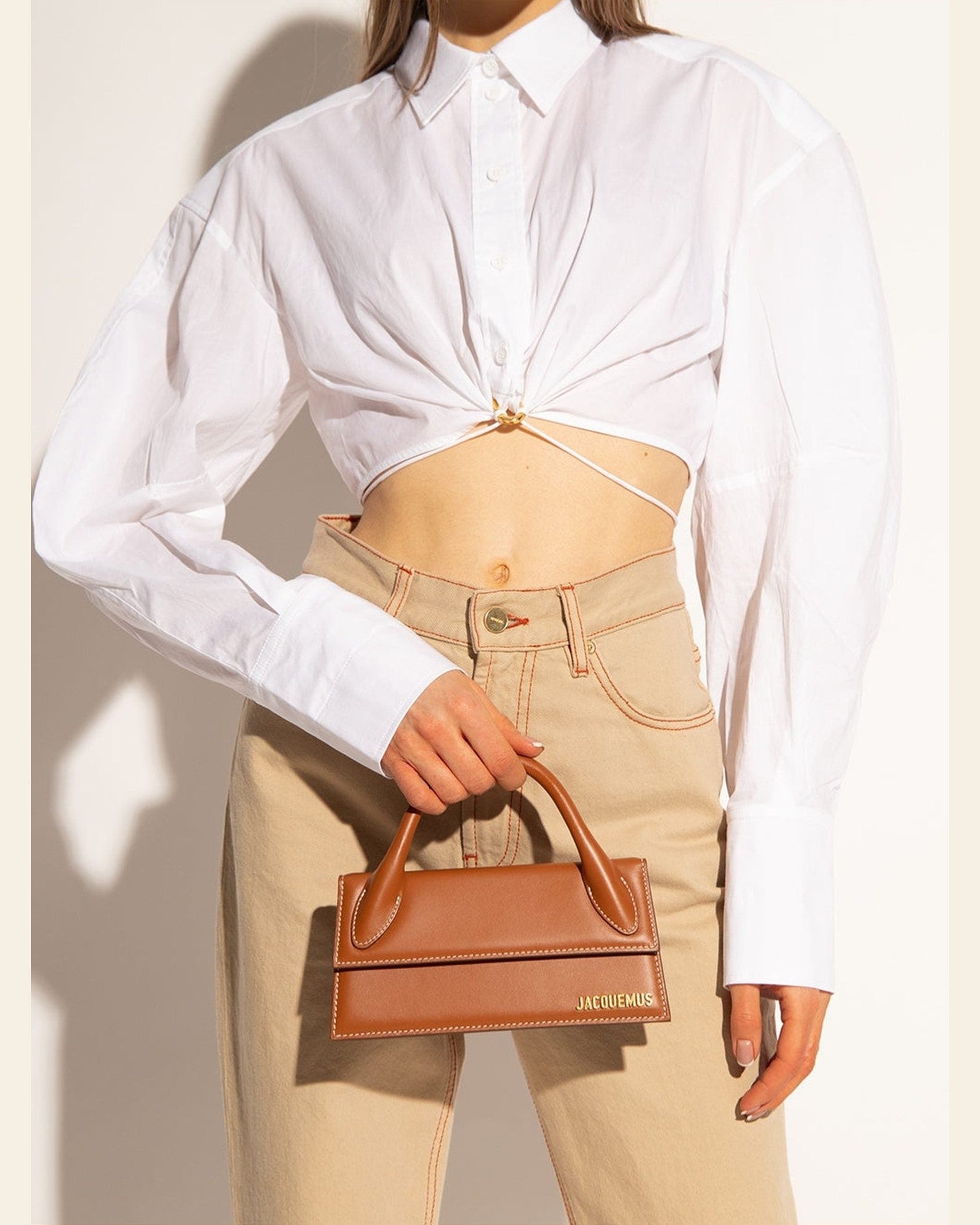 Jacquemus Le Chiquito Long Brown Bag Glam Steals