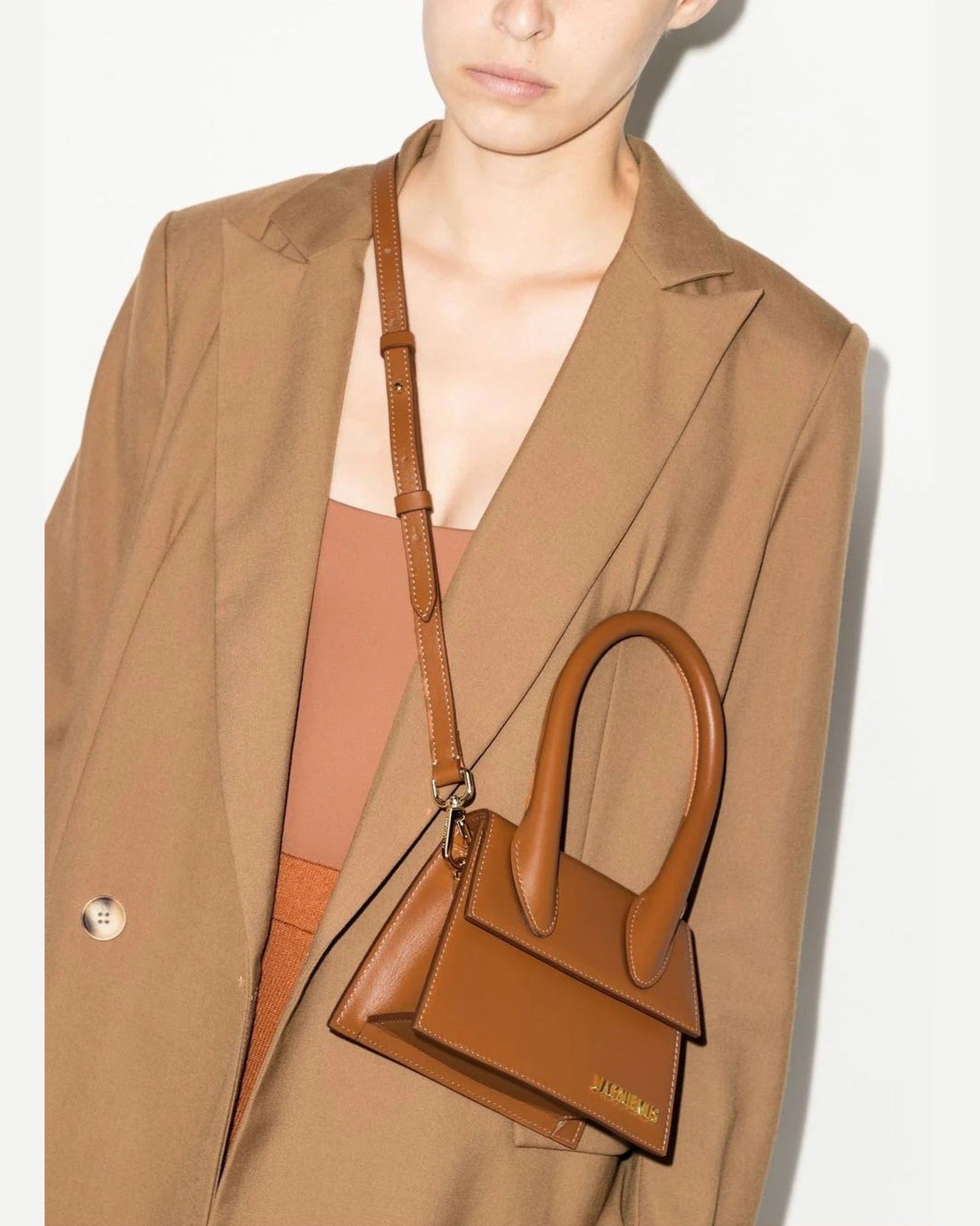 Jacquemus Le Chiquito Moyen Brown Bag Glam Steals