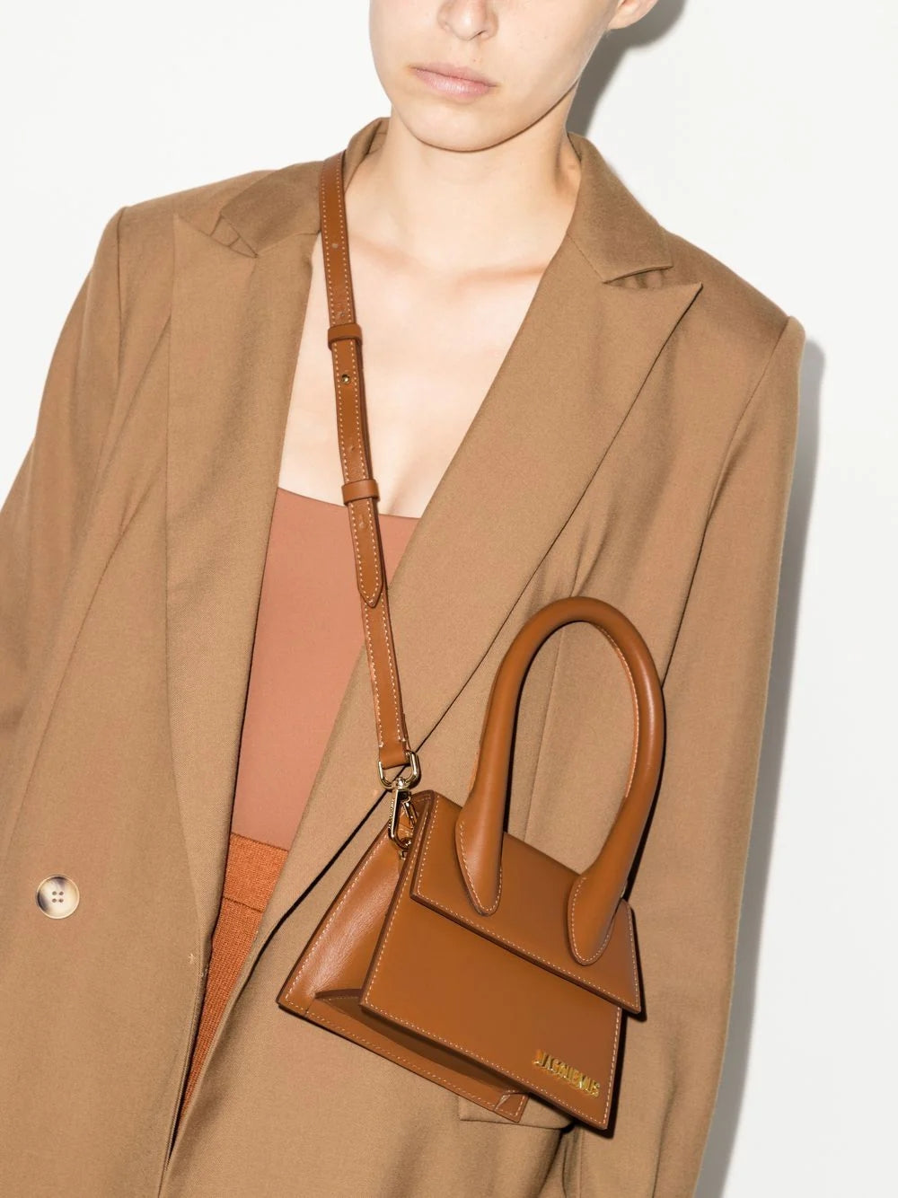 Jacquemus Le Chiquito Moyen Brown Bag Glam Steals
