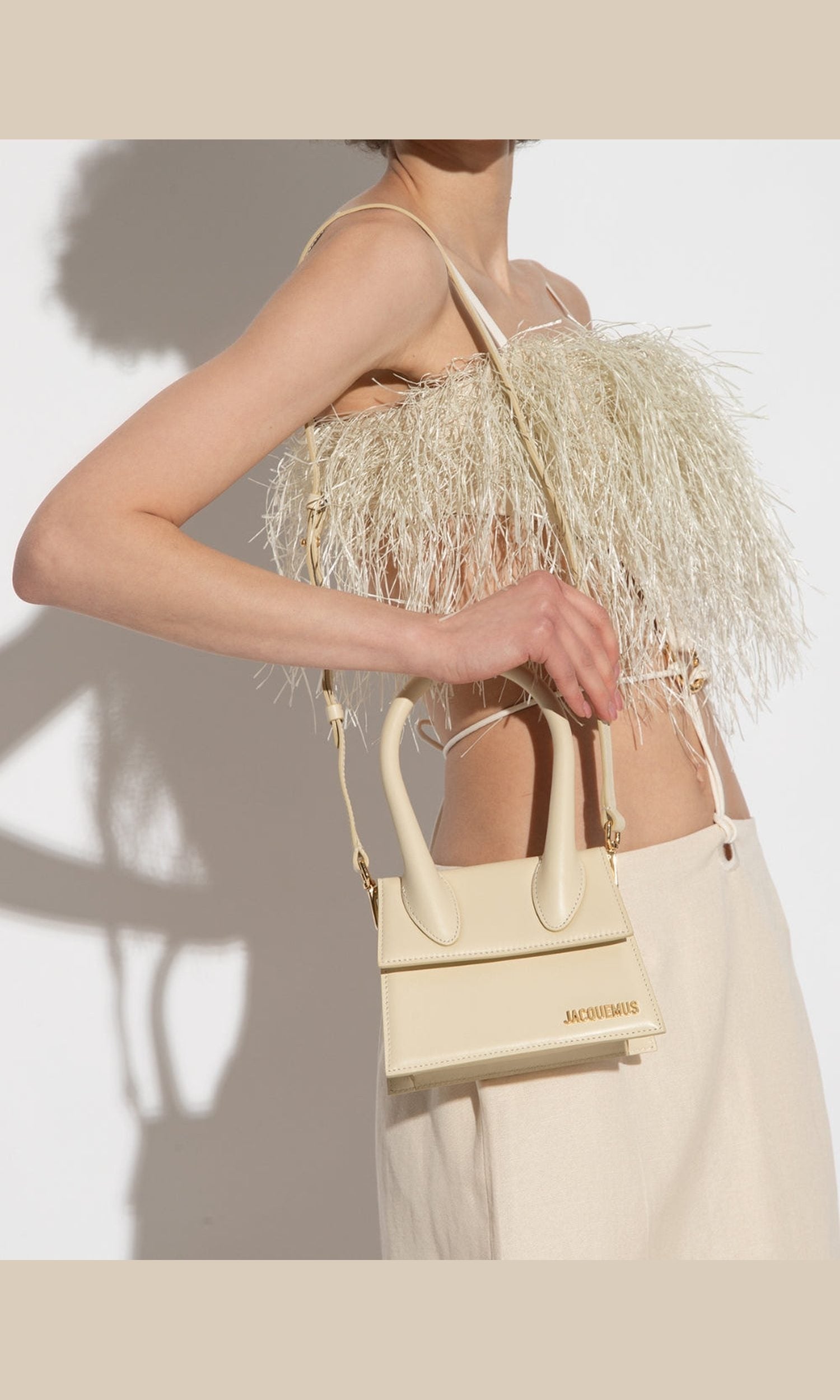 Jacquemus Le Chiquito Moyen Ivory Bag Glam Steals