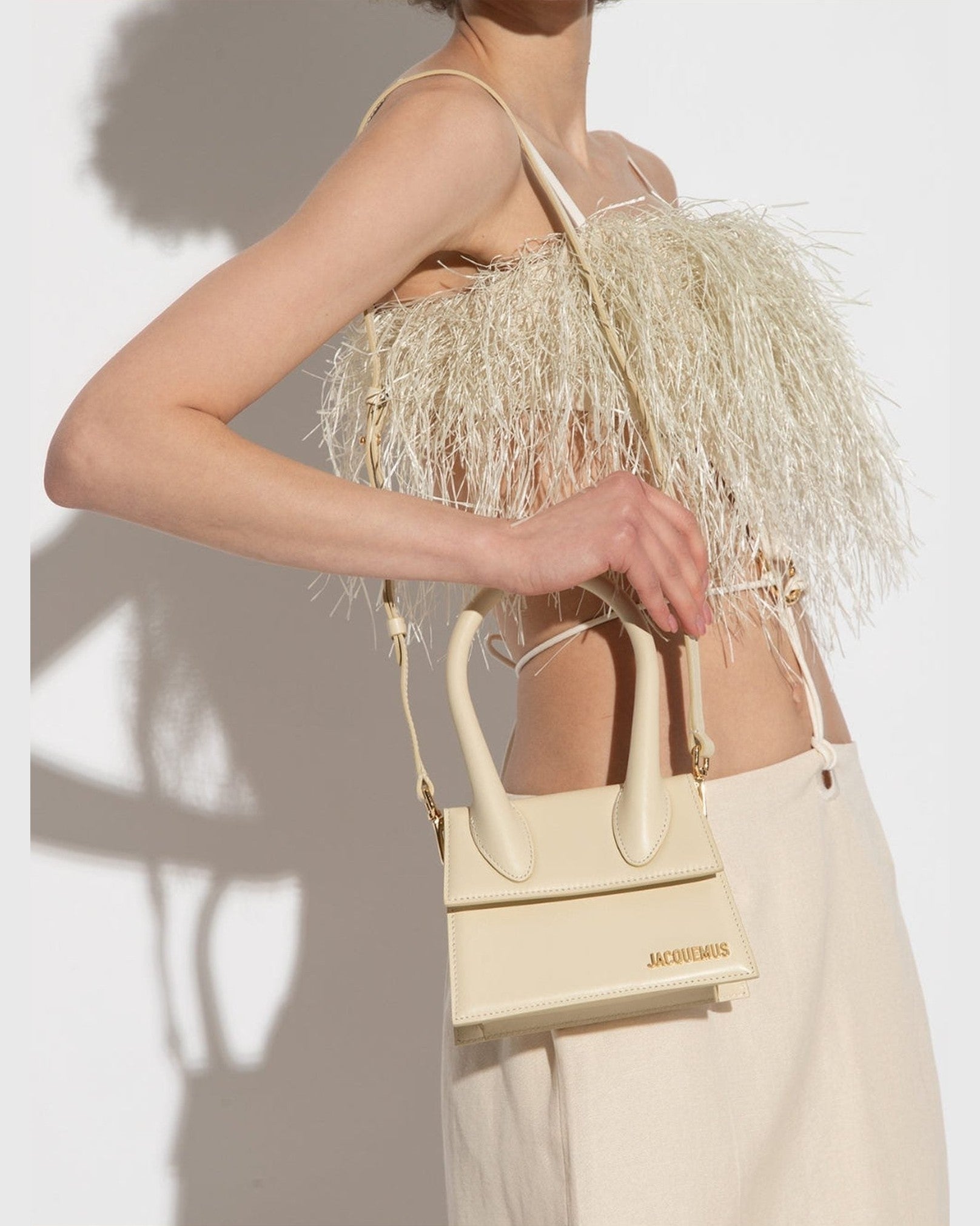Jacquemus Le Chiquito Moyen Ivory Bag Glam Steals