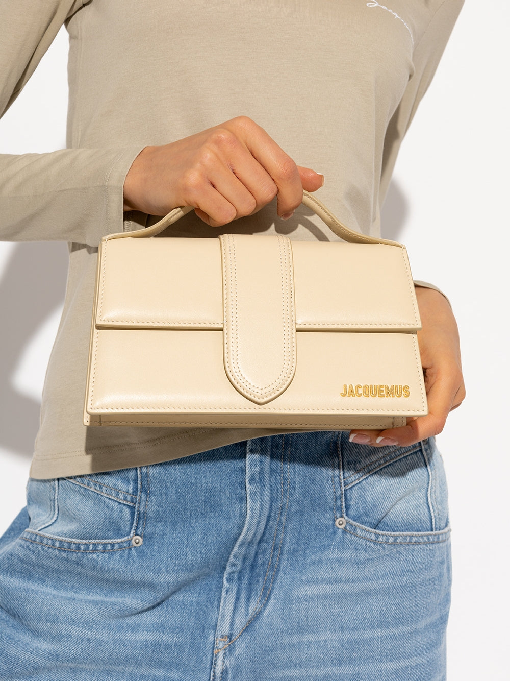 Jacquemus Le Grand Bambino Beige Bag Glam Steals
