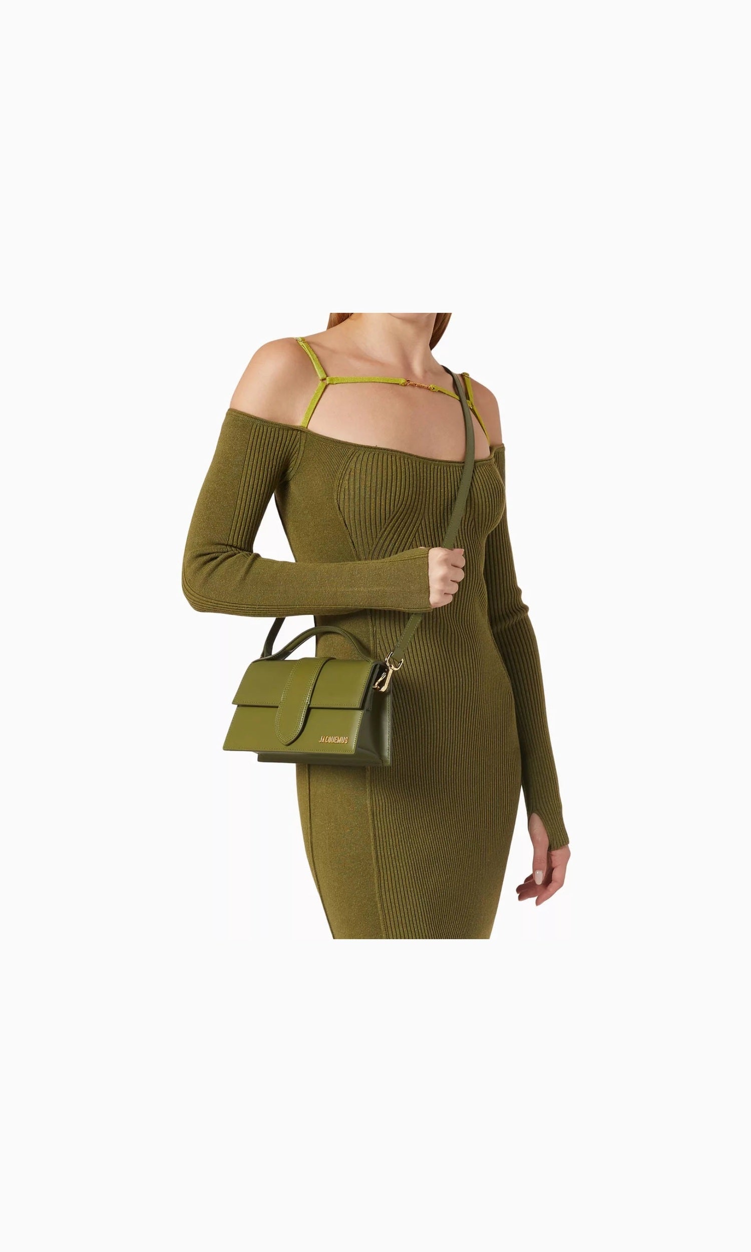 Jacquemus Le Grand Bambino Khaki Bag Glam Steals