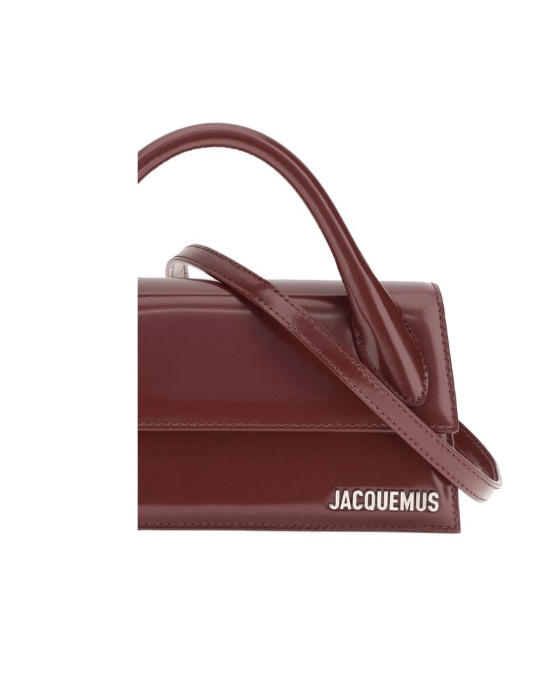 Jacquemus Calf Leather Bos Taurus Bordeaux Handbag Glam Steals