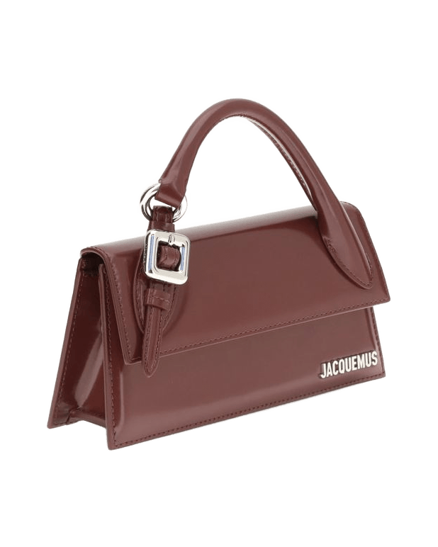 Jacquemus Calf Leather Bos Taurus Bordeaux Handbag Glam Steals