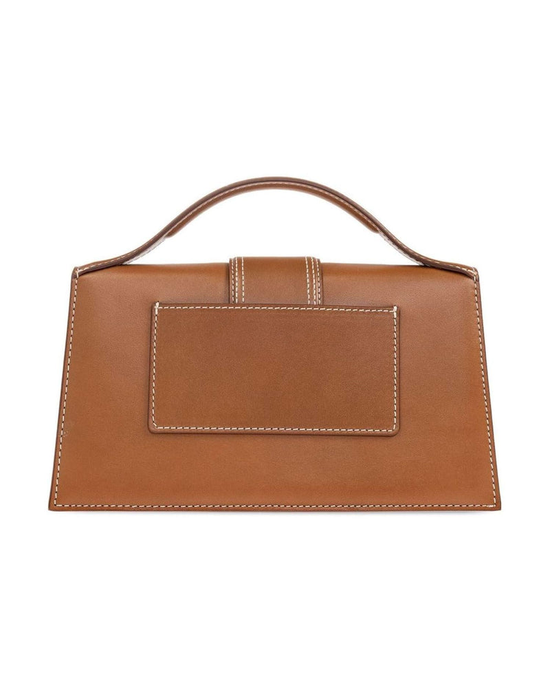 Jacquemus Leather The Big Bambino Top Handle Bag Glam Steals