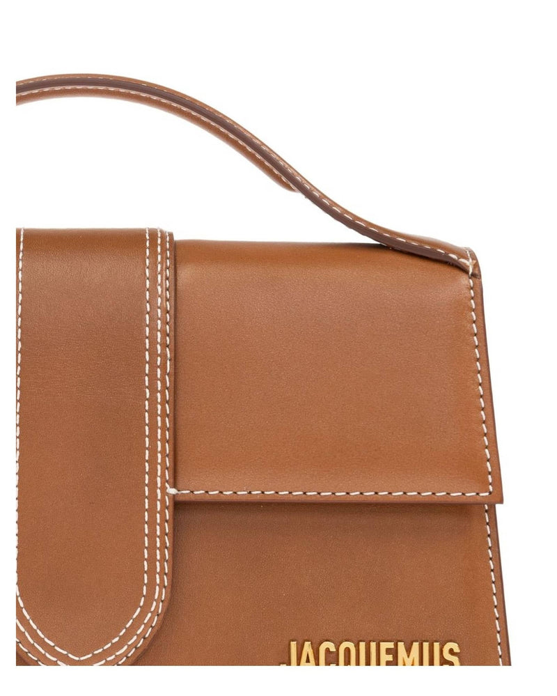 Jacquemus Leather The Big Bambino Top Handle Bag Glam Steals