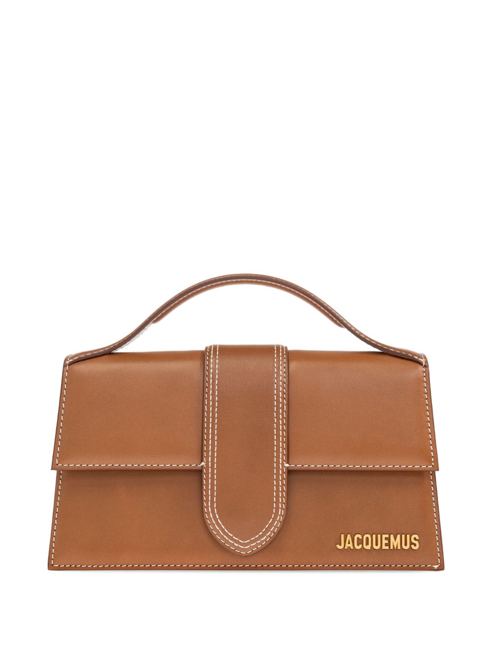 Jacquemus Leather The Big Bambino Top Handle Bag Glam Steals