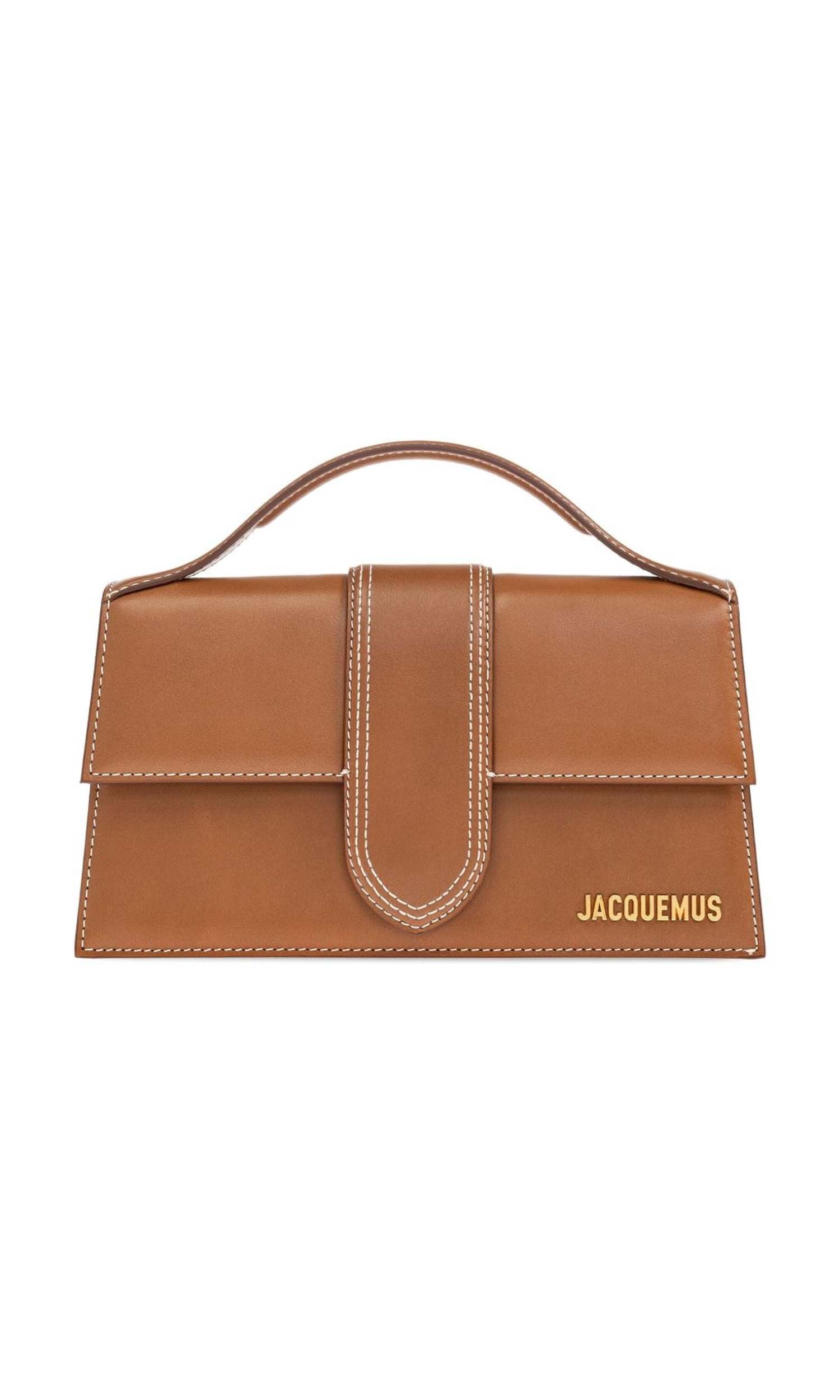 Jacquemus Leather The Big Bambino Top Handle Bag Glam Steals