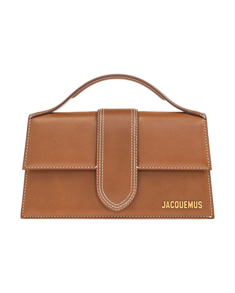 Jacquemus Leather The Big Bambino Top Handle Bag Glam Steals