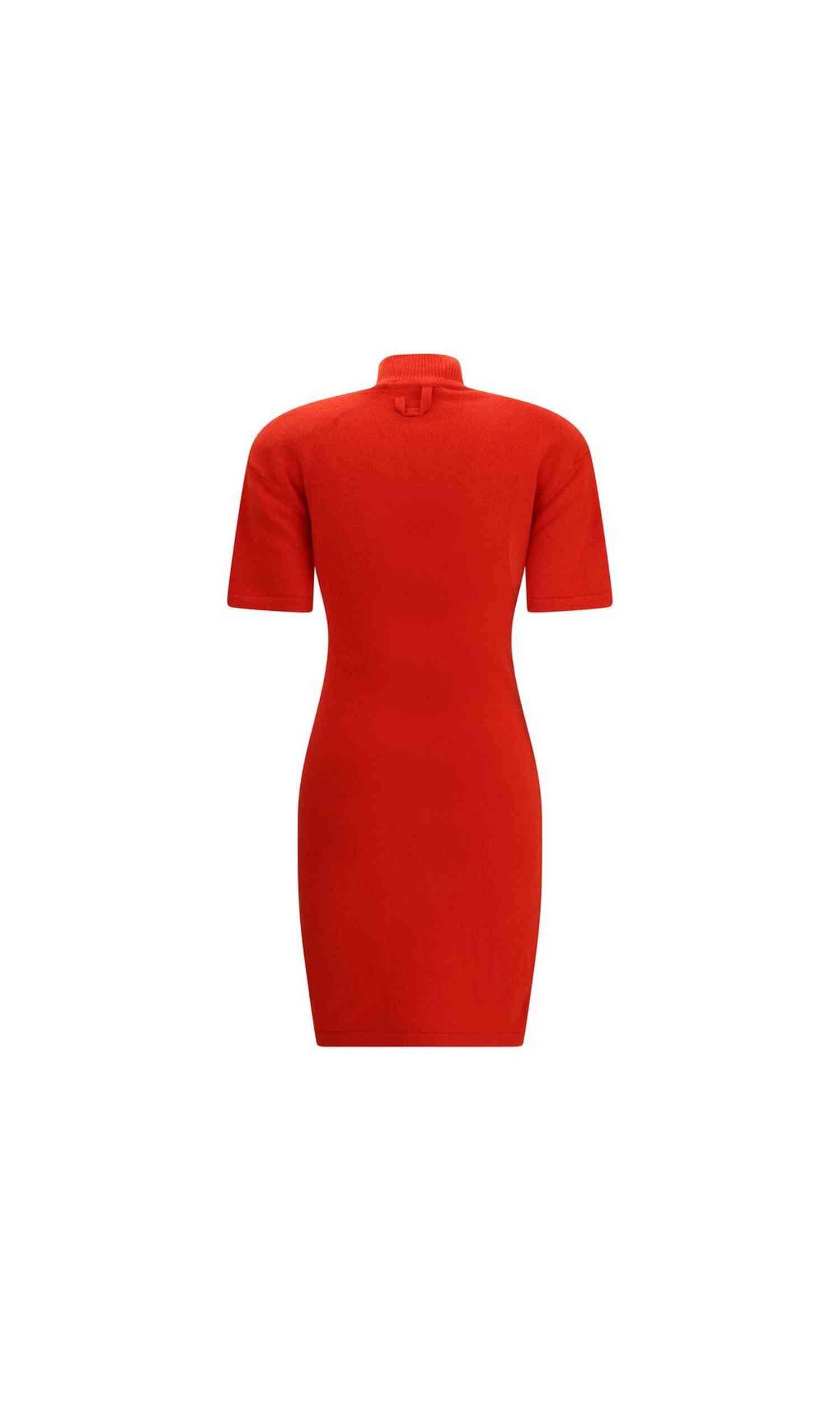 Jacquemus Red Knitted Dress Glam Steals
