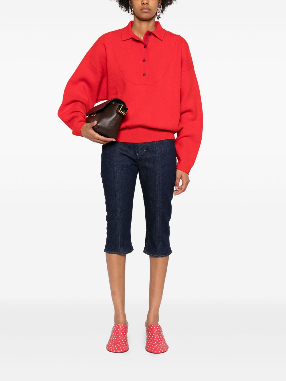 Jacquemus Red T-shirt and Polo Glam Steals