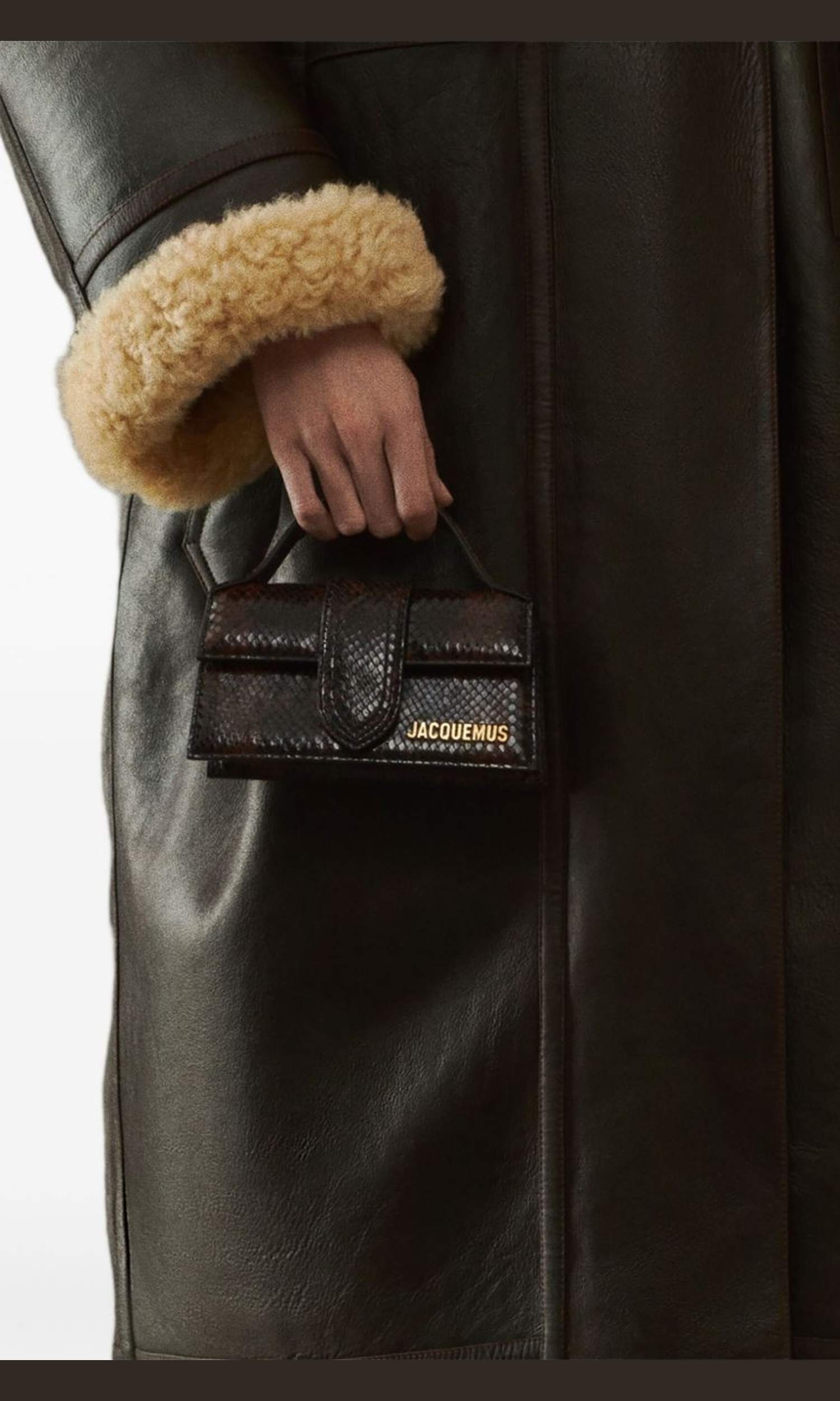 Jacquemus The Big Child Shoulder Bag with Flap Glam Steals