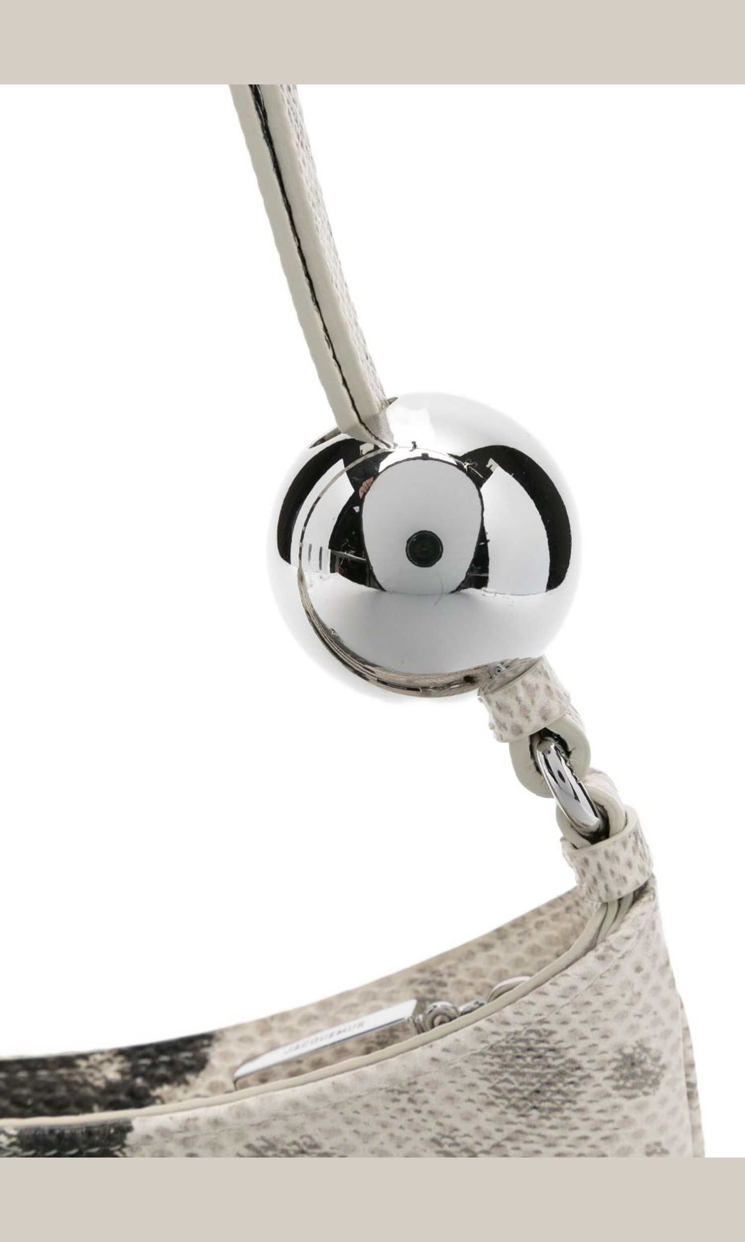 Jacquemus The Bisou Perle Ball Embellished Shoulder Bag Glam Steals