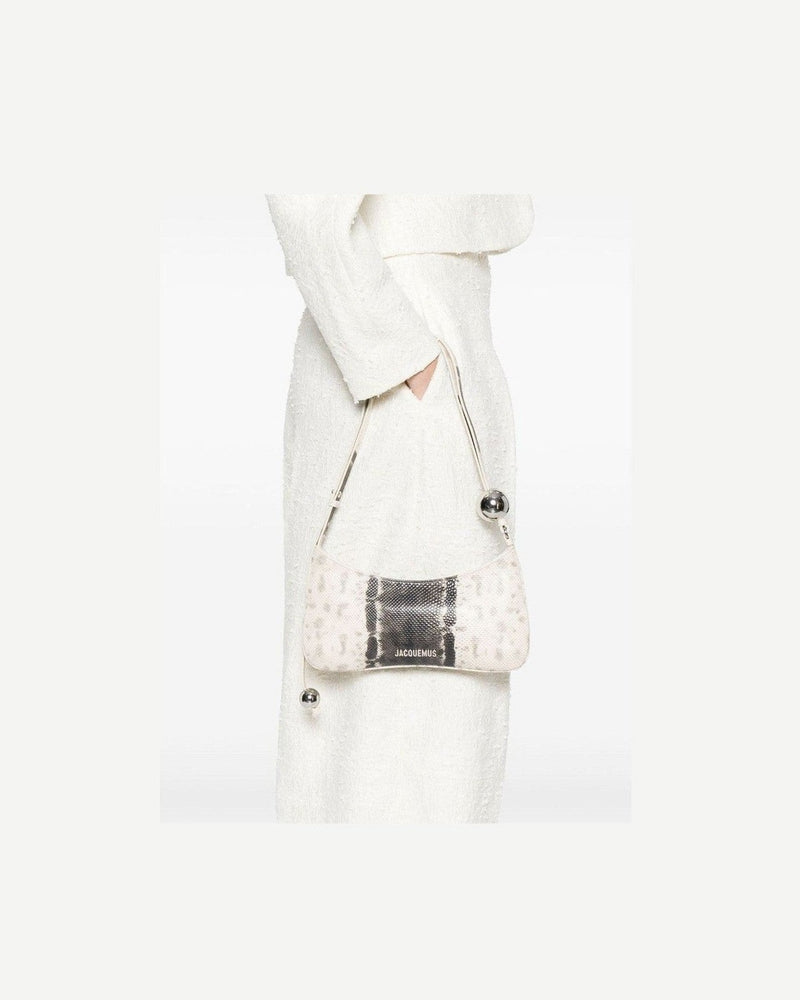Jacquemus The Bisou Perle Ball Embellished Shoulder Bag Glam Steals