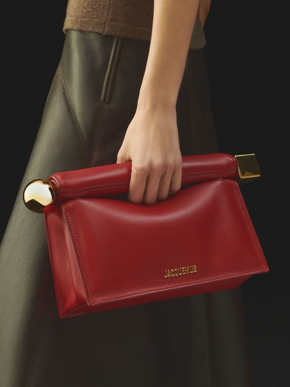 Jacquemus The Rond Carré Clutch Glam Steals