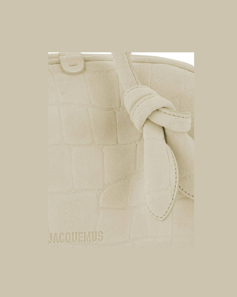 Jacquemus The Small Turismo Crocodile Effect Knotted Shoulder Bag Glam Steals