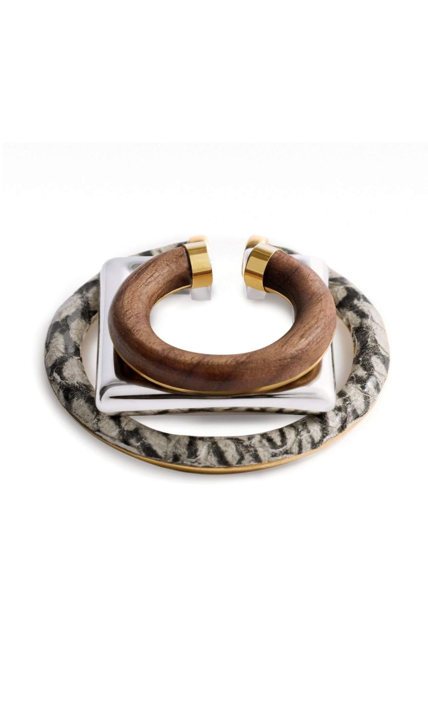 Jacquemus Trio Of Geometric Ear Cuffs Glam Steals