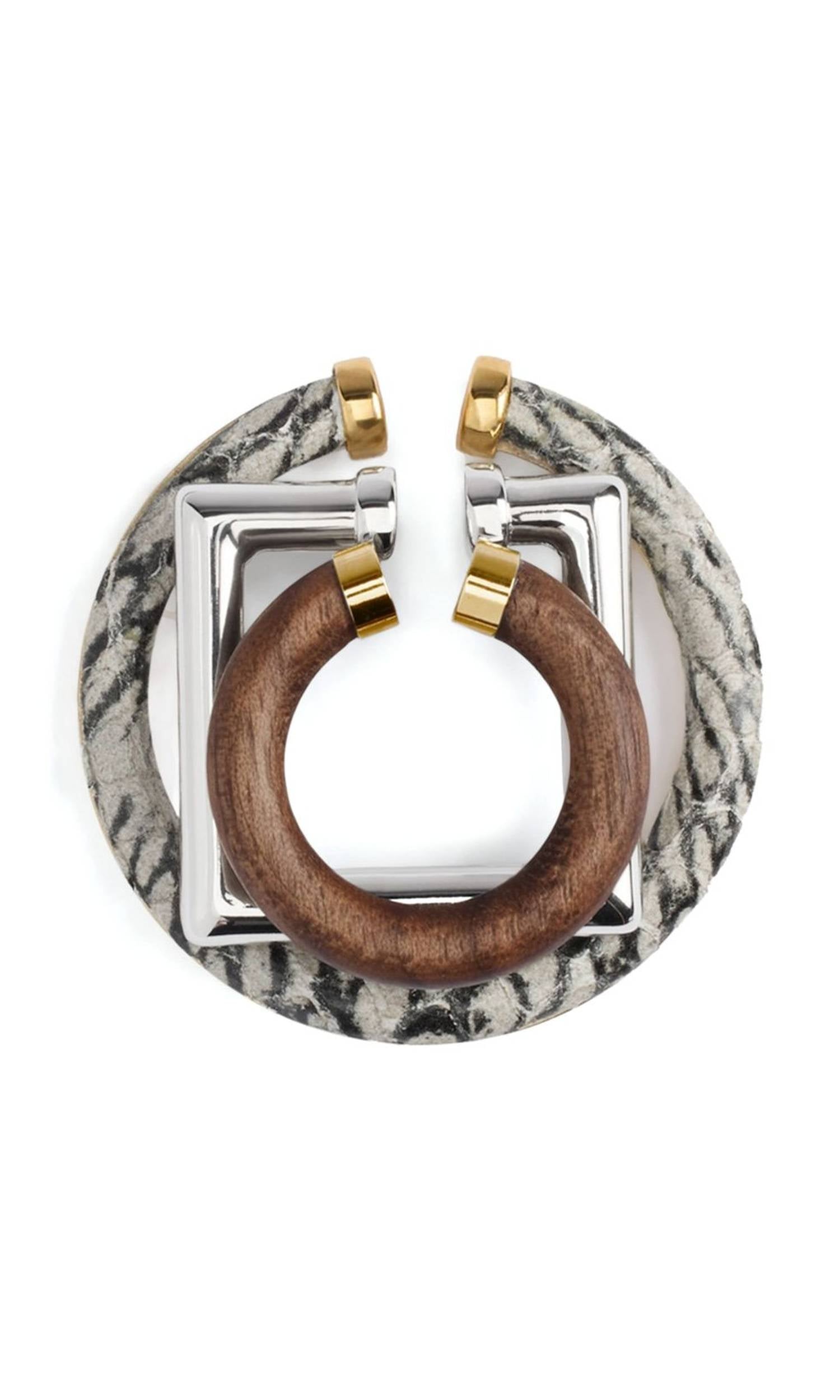 Jacquemus Trio Of Geometric Ear Cuffs Glam Steals