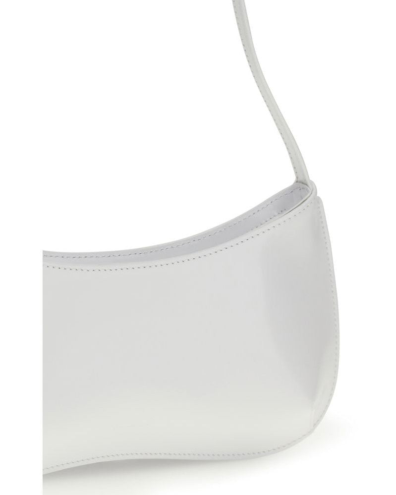 Jacquemus White Calf Leather Bos Taurus Shoulder Bag Glam Steals